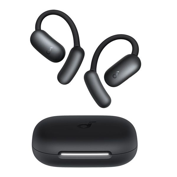 soundcore AeroFit 2 - אוזניות Open Ear בצבע שחור עם תרגום AI בזמן אמת | יבואן רשמי – תמונה 7